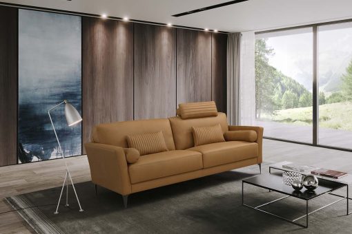 Acme Tussio Sofa with 5 Pillows