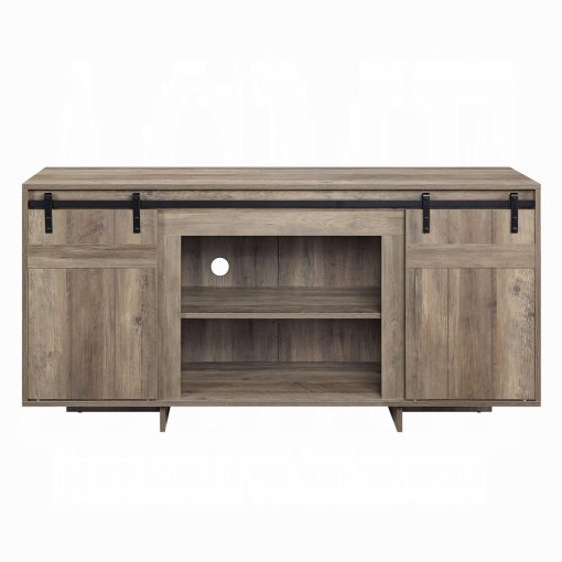 Acme Bellarosa Gray Washed TV Stand - Same As 91608 - Image 3