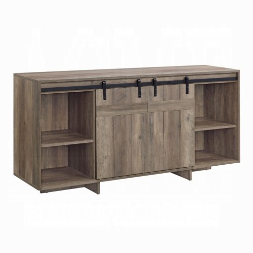 Acme Bellarosa Gray Washed TV Stand - Same As 91608 - Image 4