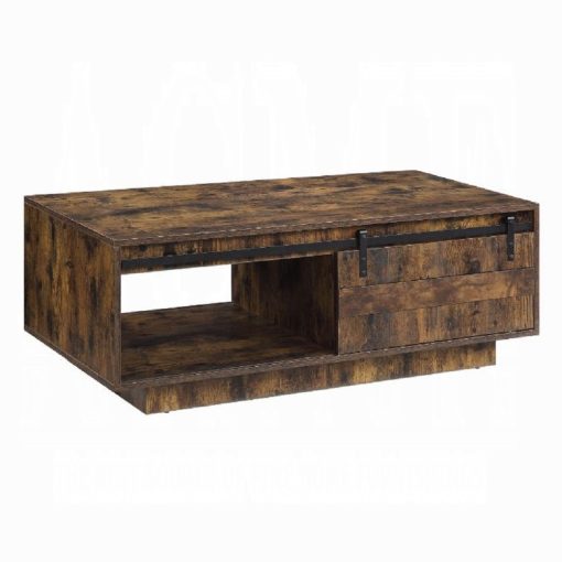 Acme Bellarosa Rustic Oak Coffee Table - Image 5
