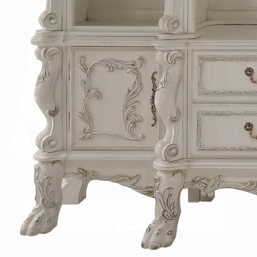 Acme Dresden Bone White Entertainment Center - Image 7