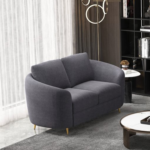 Acme Yuina Gray Linen Loveseat