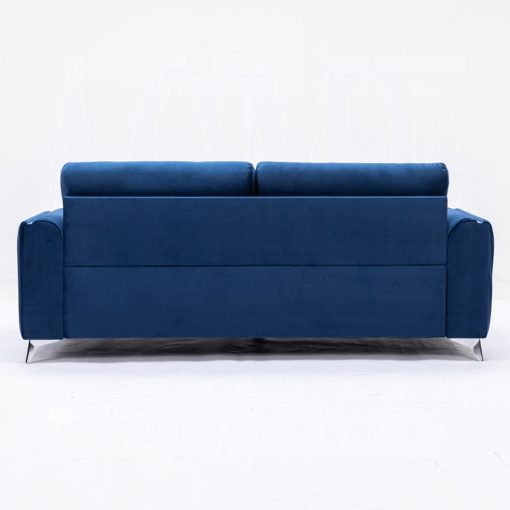 Acme Wenona Blue Velvet Sofa - Image 5