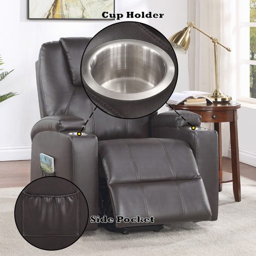 Acme Recliner with Power Lift & Massage - Image 22