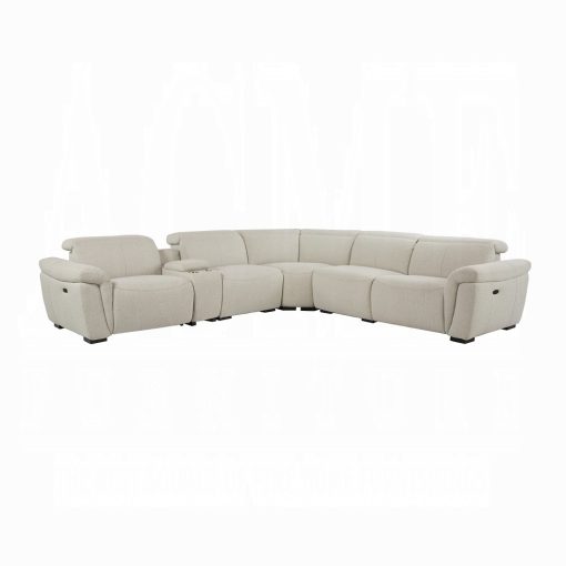 Acme Dayana Beige Boucle Power Motion Sectional Sofa - Image 2