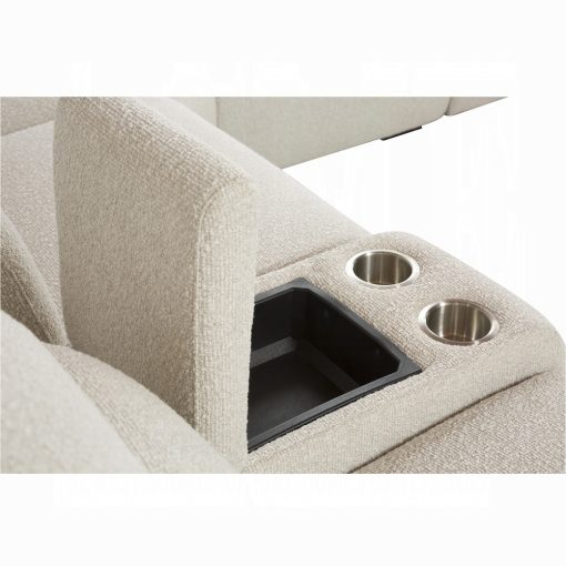 Acme Dayana Beige Boucle Power Motion Sectional Sofa - Image 10