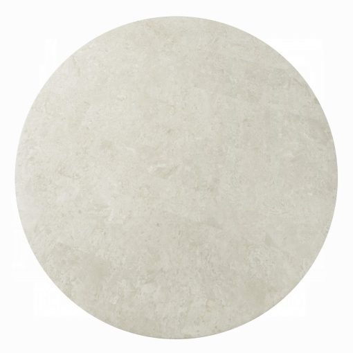 Acme Qwin Marble Top & Oak Coffee Table - Image 4