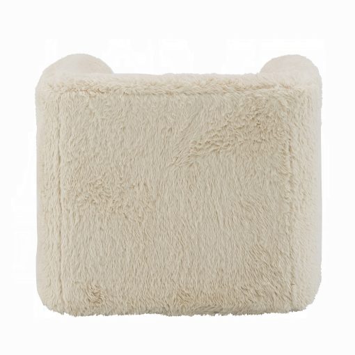 Acme Upendo Beige Linen Chair with Swivel - Image 6