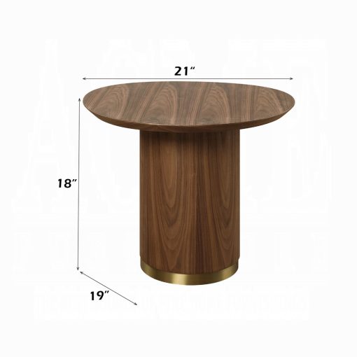 Acme Willene Walnut End Table - Image 7