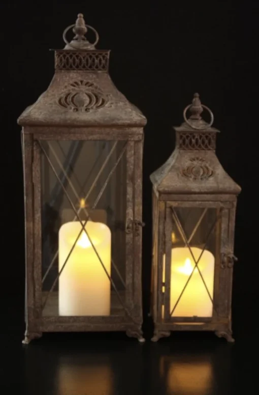 The Light Garden Lantern Country Cottage Set of 2