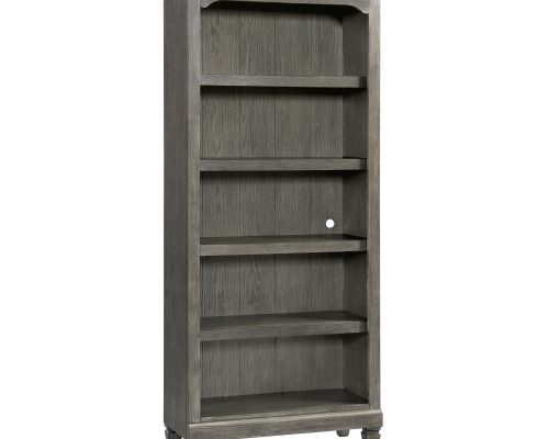 Intercon Foundry Brushed Pewter 76" Bunching Bookcase