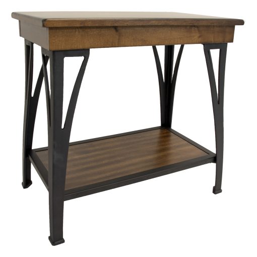 Intercon District Copper Chairside Table