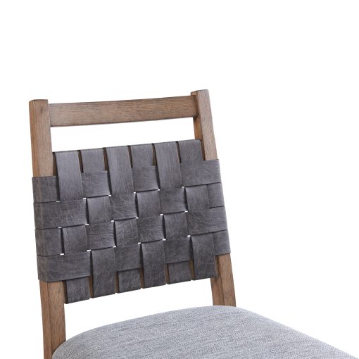 Intercon Oslo Woven Weathered Chestnut Stool - Image 3