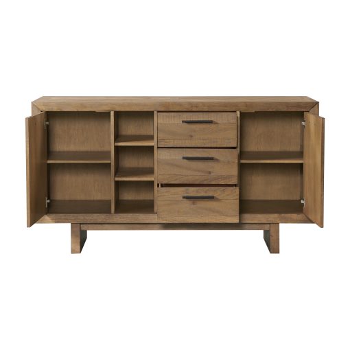 Intercon Landmark Weathered Oak Sideboard - Image 3