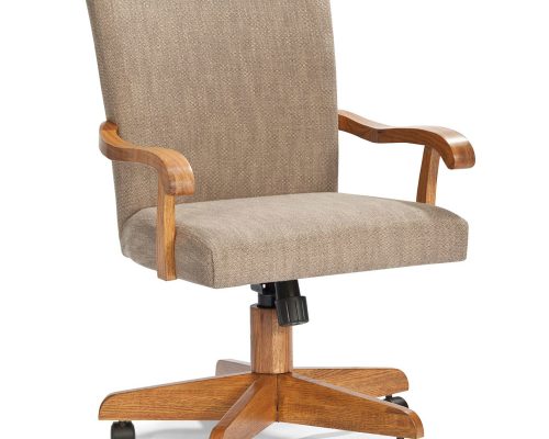 Intercon Classic Oak Chestnut Saratoga Game Chair
