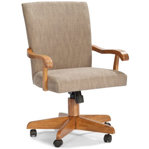 Intercon Classic Oak Chestnut Saratoga Game Chair