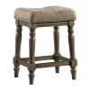 Intercon Balboa Park Roasted Oak Backless Stool