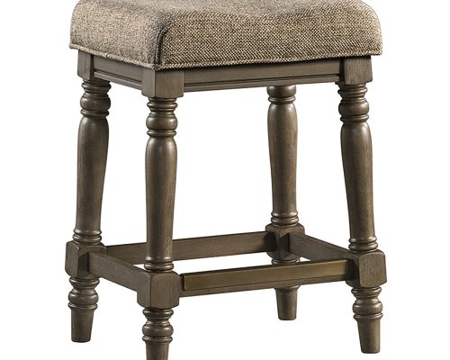 Intercon Balboa Park Roasted Oak Backless Stool