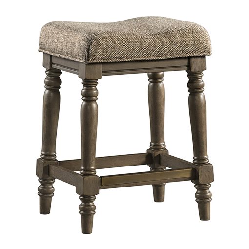 Intercon Balboa Park Roasted Oak Backless Stool