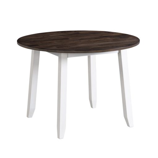 Intercon Kona Drop Leaf Table | Gray and White