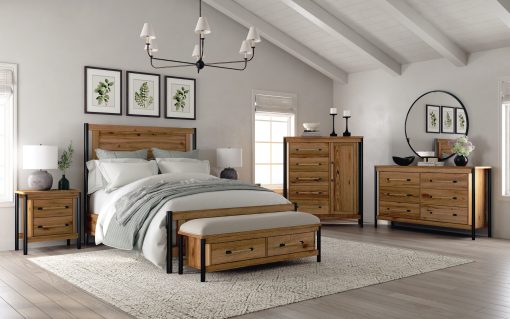 Intercon Norcross Hickory Storage Bench - Image 4