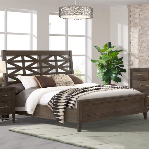 Intercon Preston Weathered Vintage Oak Bed - Image 4