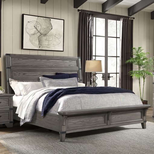 Intercon Forge Brushed Steel Bed