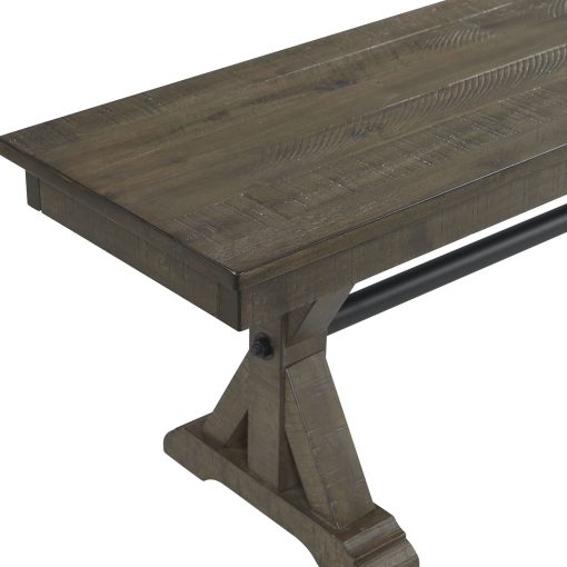 Intercon Sullivan Burnished Clay Dining Bench - Image 3