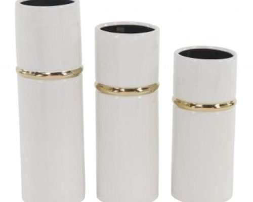 The Light Garden Ceramic Vase Set of 3 - Sold as a Case Pack Of 2