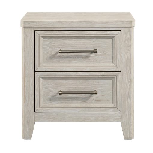 Intercon Carlson Washed Linen Nightstand - Image 2