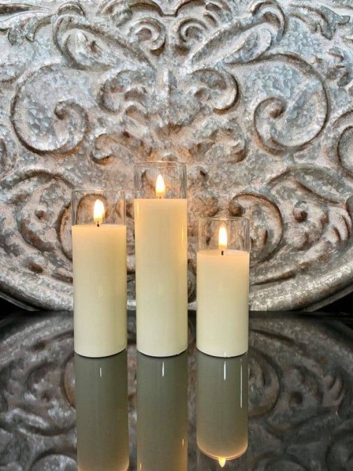 The Light Garden Radiance Petite Trio in Simply Ivory - Set of 3