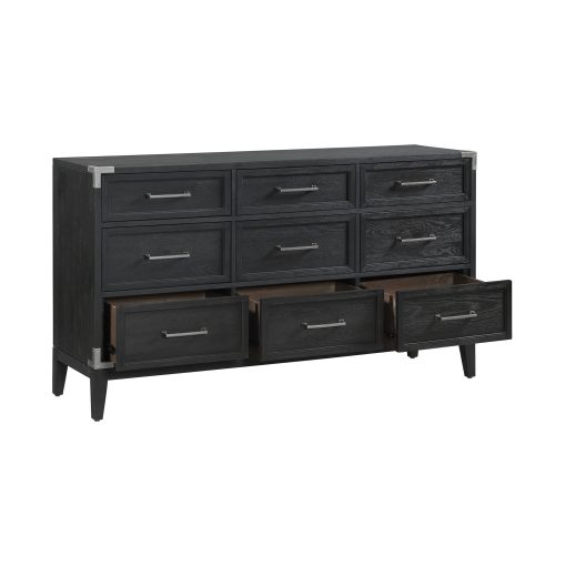 Intercon Laguna Weathered Steel Dresser - Image 3