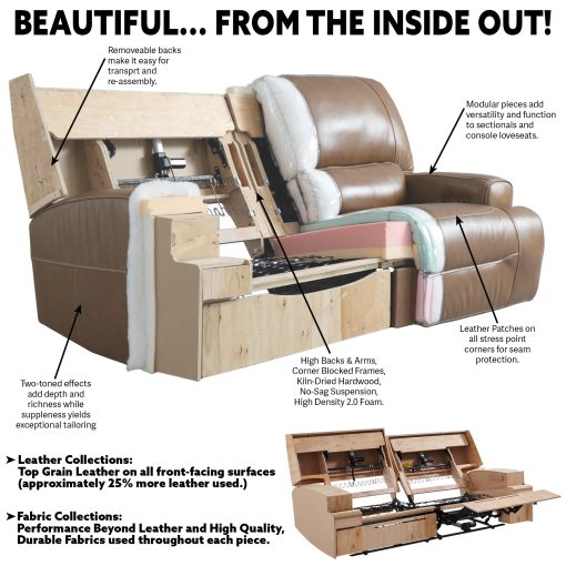 Intercon Cody Dual-Power Loveseat | Light Gray - Image 5