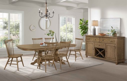 Intercon Colonial Oak Spindle Chair - Image 5