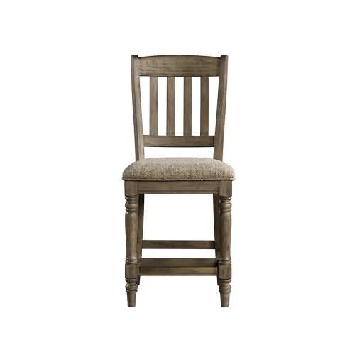 Intercon Balboa Park Roasted Oak Slat Stool - Image 2