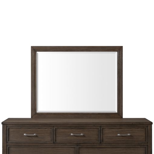 Intercon Preston Weathered Vintage Oak Mirror - Image 3