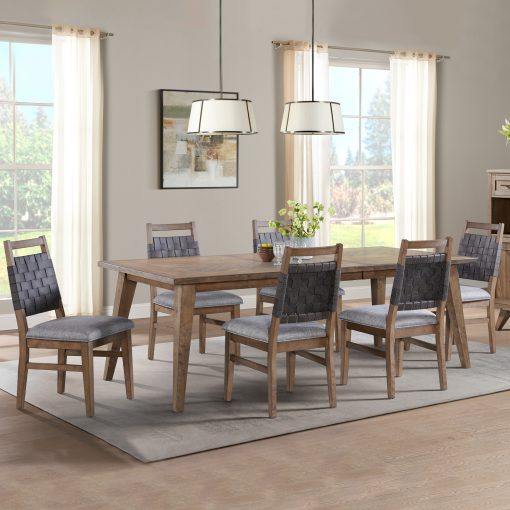 Intercon Oslo Woven Weathered Chestnut Chair - Image 5