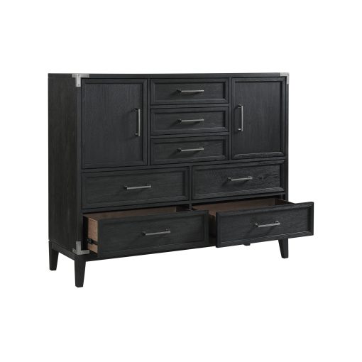 Intercon Laguna Weathered Steel Gentleman's Chest - Image 3