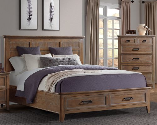 Intercon Alta Storage Bed | Harvest