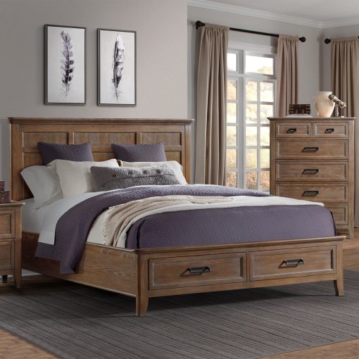 Intercon Alta Storage Bed | Harvest