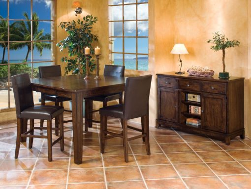 Intercon Kona Parson's Stool | Raisin - Image 2