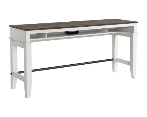 Intercon Kona Sofa Bar Table | Gray and White