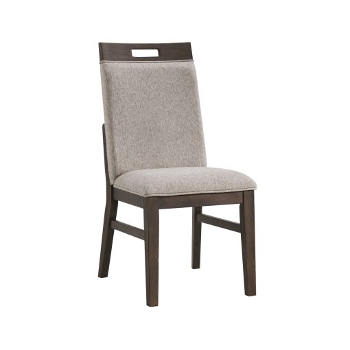 Intercon Hearst Reclaimed Chevron Upholstered Chair