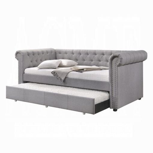Acme Justice Smoke Gray Daybed with Trundle (Twin) - Image 2