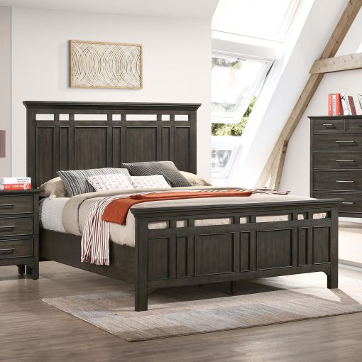 Intercon Hawthorne Burnished Clay Queen Standard Bed