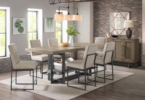 Intercon Eden Dune Upholstered Stool - Image 3