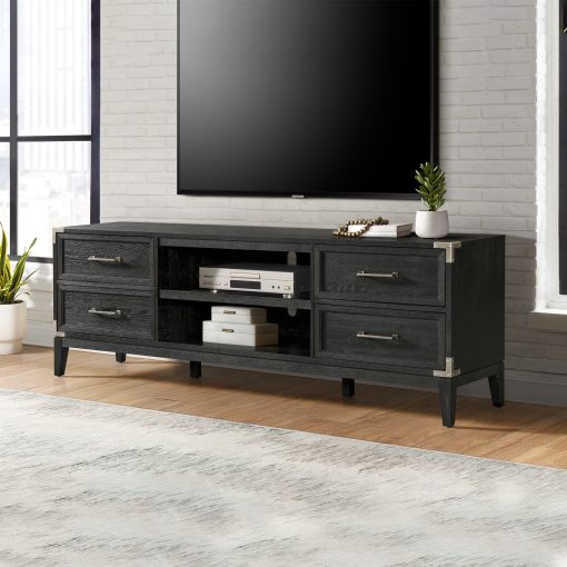 Intercon Laguna Weathered Steel TV Console - Image 8