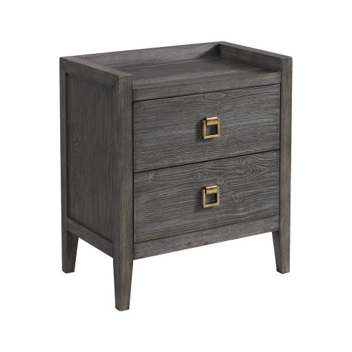 Intercon Portia Drawer Brushed Brindle Nightstand