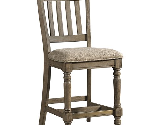 Intercon Balboa Park Roasted Oak Slat Stool