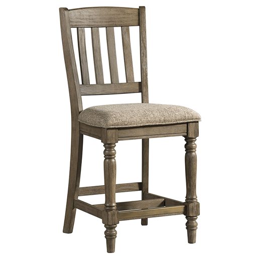 Intercon Balboa Park Roasted Oak Slat Stool